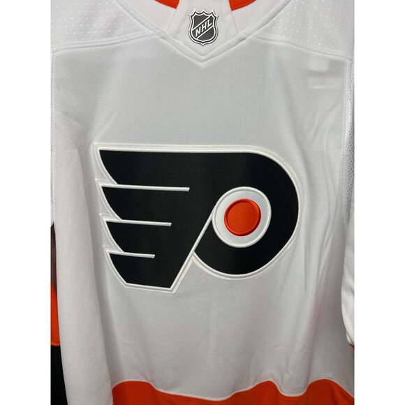 Adidas NHL Philadelphia Flyers Carter Hart #79 Hockey Jersey Mens Size 54 - Picture 7 of 16